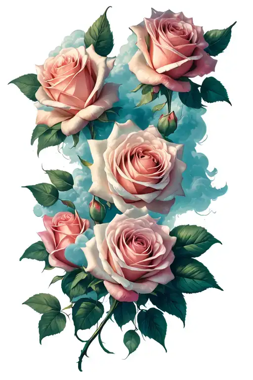 Roses And Clouds