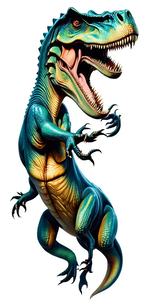 Dinosaurs Fighting Each Other