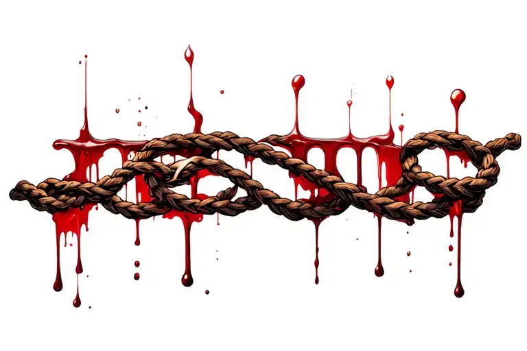 Three Corded Strand Intertwined One Covered By The Blood Of Jesus