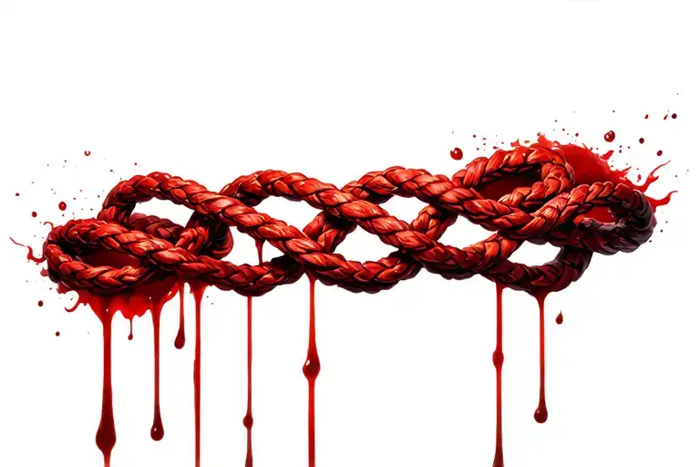 Three Corded Strand Intertwined One Covered By The Blood Of Jesus
