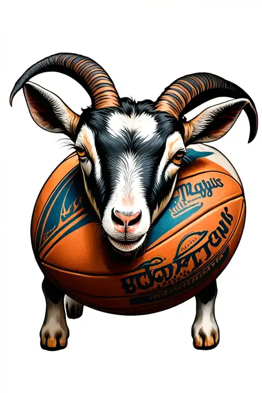 Rugby Goat Carring Ball