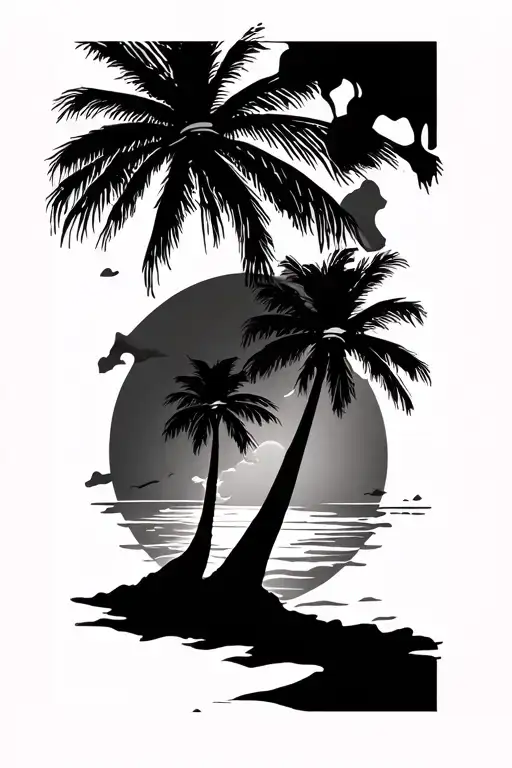 Palm Tree Silhouette