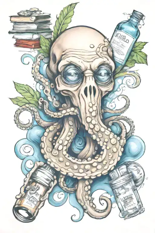 Drugs Smook Cocain Octopus