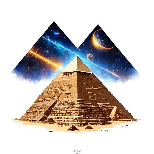 The Three Pyramids Of Giza And Orion's Belt