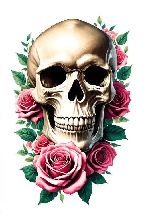 Skull And Roses