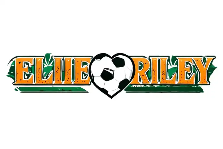 Ivory Coast Country Tradition Of Soccer Heart Shape Engrave Ellie And Riley