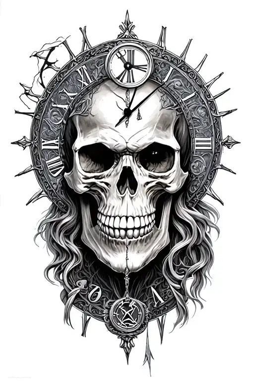 Wizard Skull Father Of Time Piece