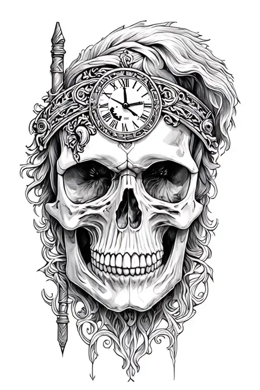 Wizard Skull Father Of Time Waits