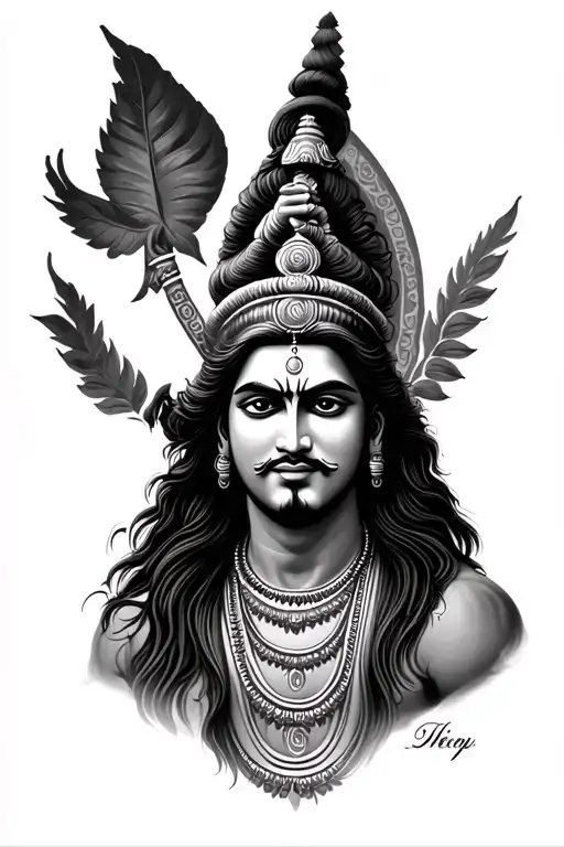 Lord Shivji Religious Tattoo For My Chest