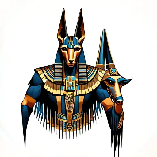Cowboy Anubis Egiptian God