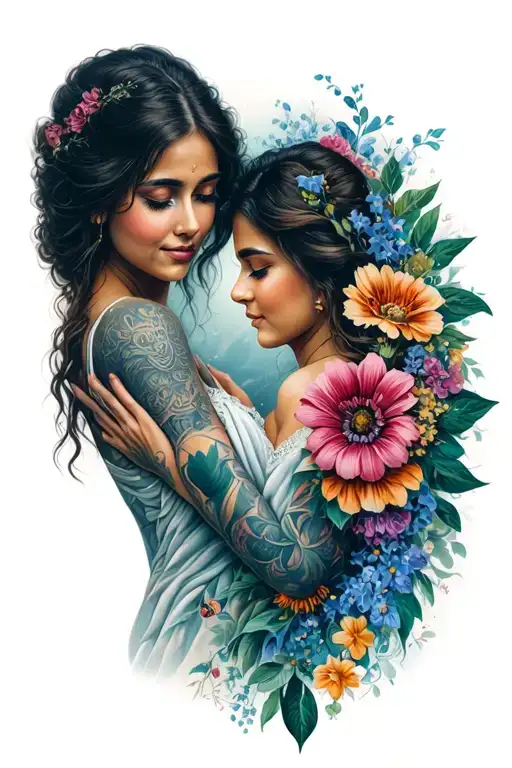 Mother Picture With Memorial Outine