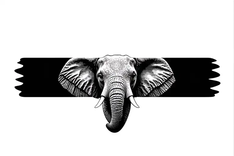 Elephant Arm Band With Ellie Riley Engrave In Between The Ears