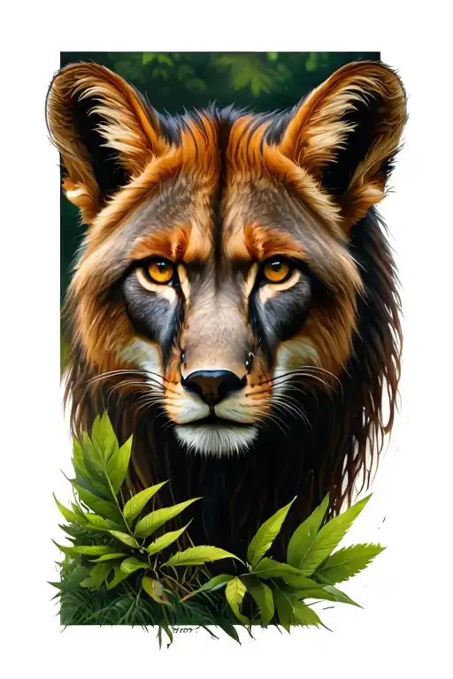 Portrait And A Wild Animal Or A Forestanimal