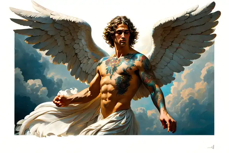 Icarus Falling Angel