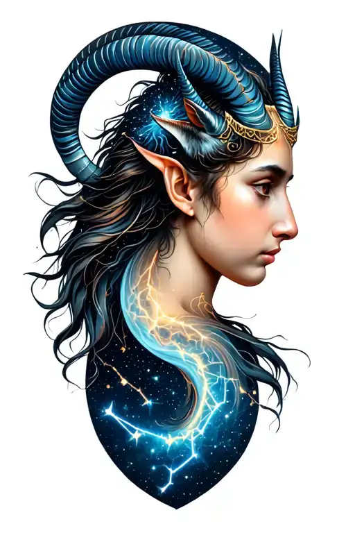 Sagitarius And Capricorn Constellation