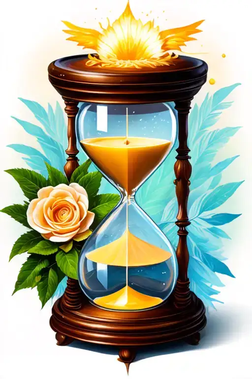 Hour Glass Gods Will Patience Peace Presents