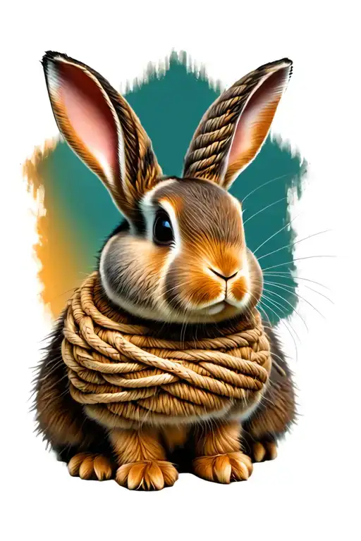 Rabbit Made Of Rope