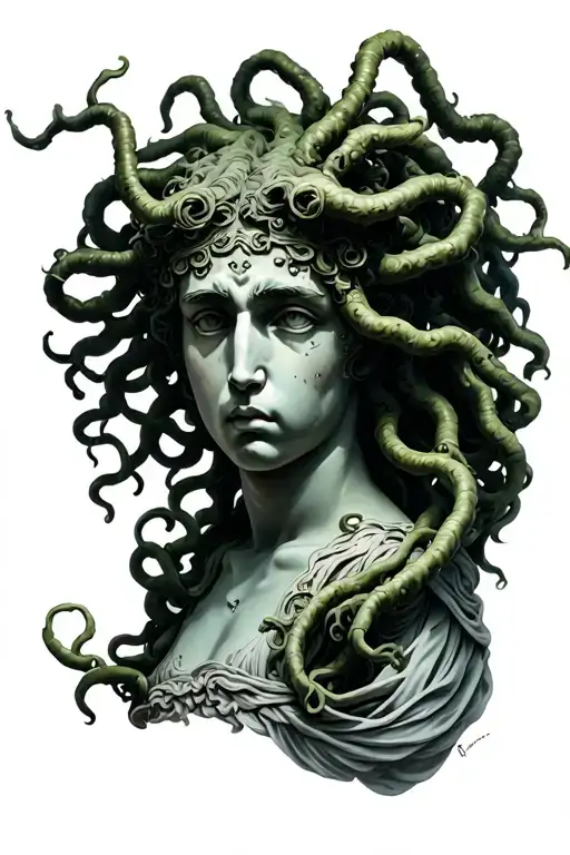 Medusa Greek Mythology Pissed Off And Very Bad