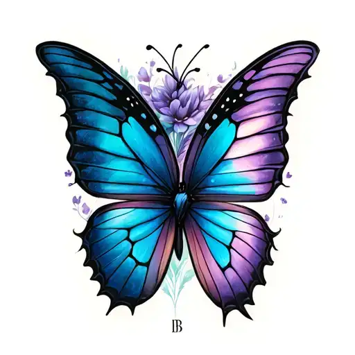 A And B As A Butterfly Wings