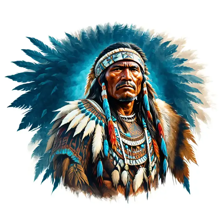 Native American Warrior Protector