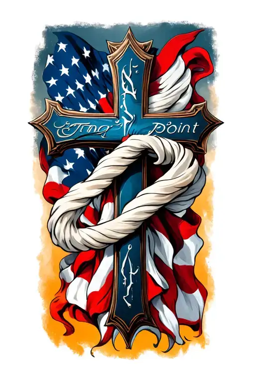 Turningpoint Usa Logo Wrapped Around A Cross