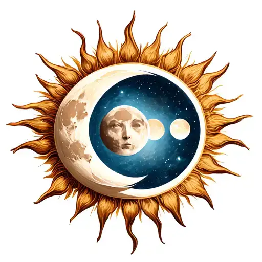 Sun And Moon Phases