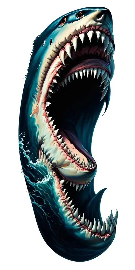 Megalodon Shark Jaw