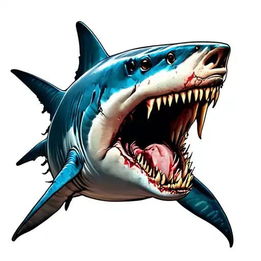 A Leon With A Zombie Shark