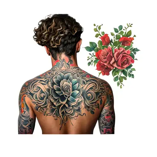 Italian Back Tattoo idea