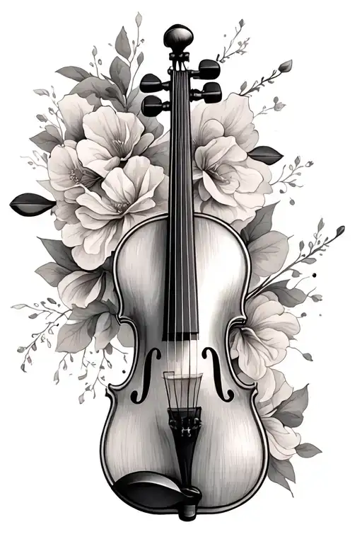 Violin Drawn