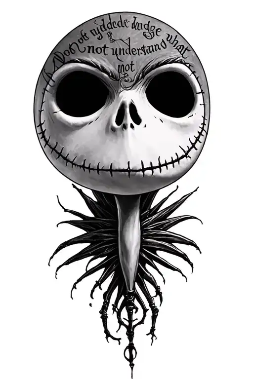 Jack Skellington That Says Do Not Judge What You Do Not Understand