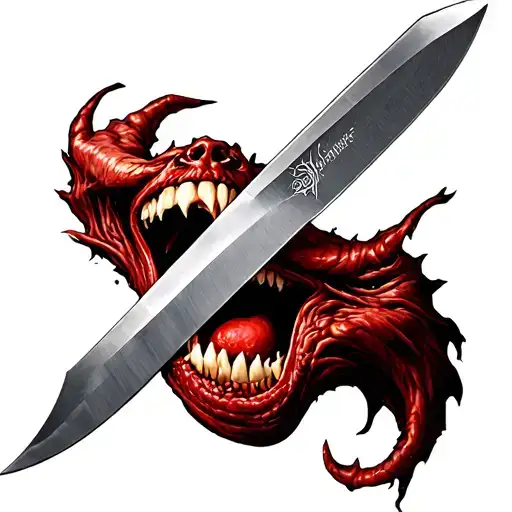 Demon Licking Knife