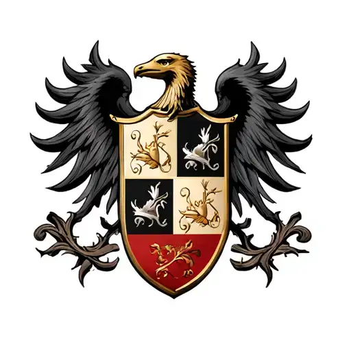 Clarke Family Crest Type Tatoo