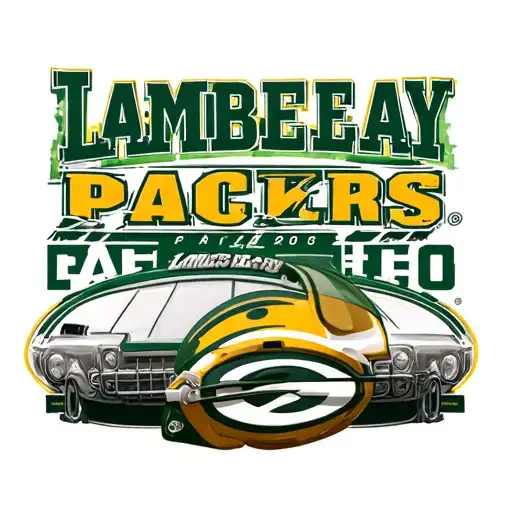 Green Bay Packers With Lambeau Field
