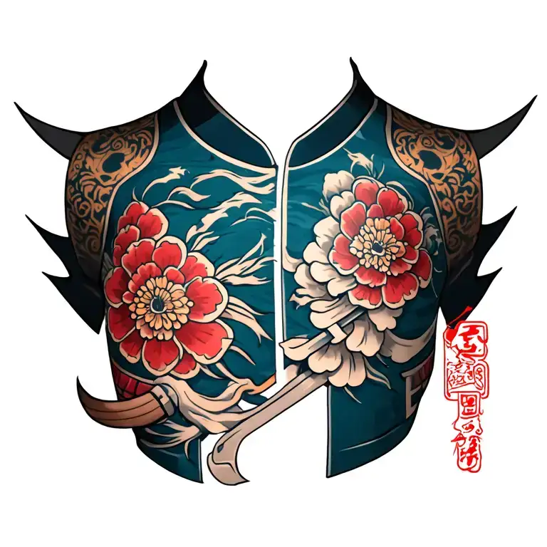 Samurai Chest Closure