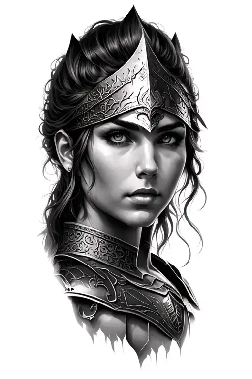 Christian Armor Female Warrior