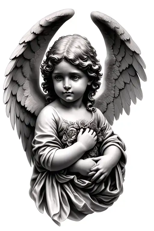 Cherub Angel Tattoo idea