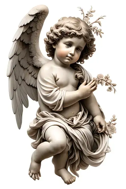 Cherub Angel Tattoo idea