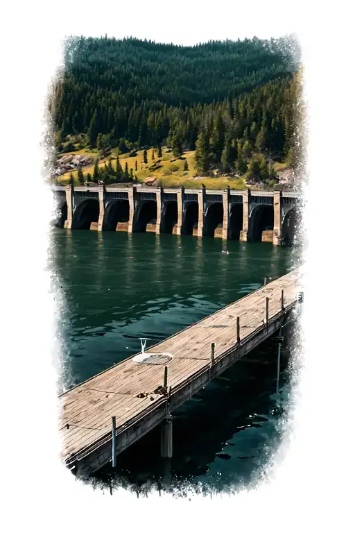 Jetty On A Dam