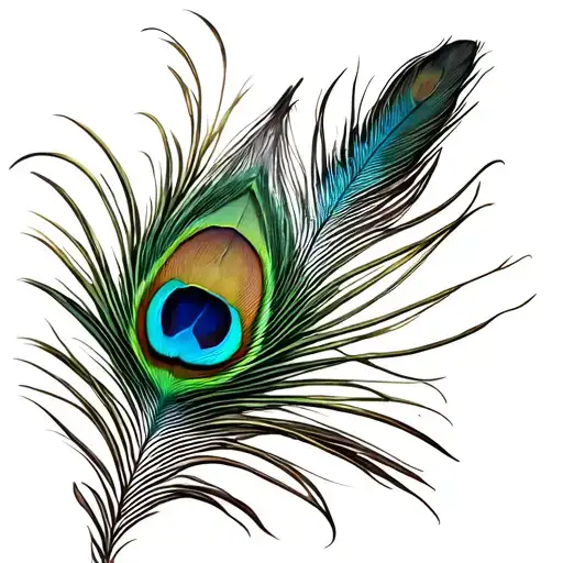 Arrow And Peacock Feather