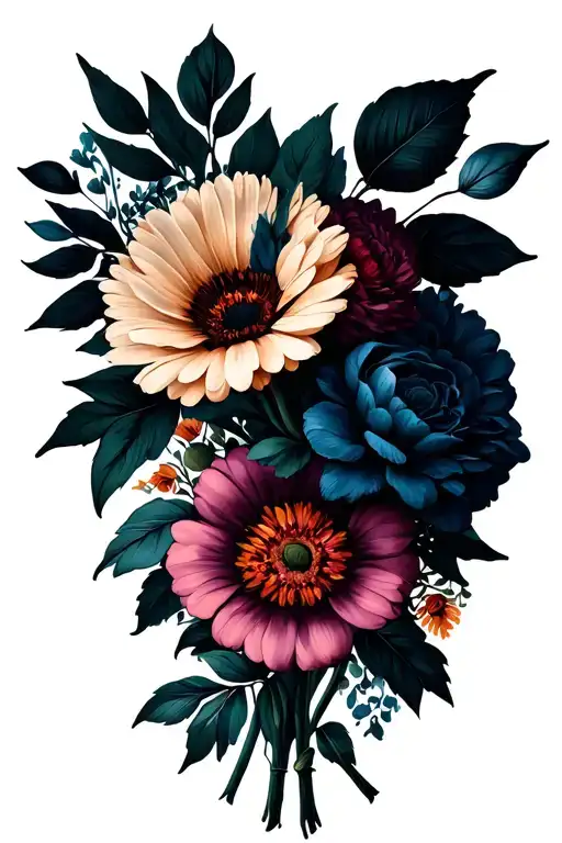 June And November Birth Flower Bouquet