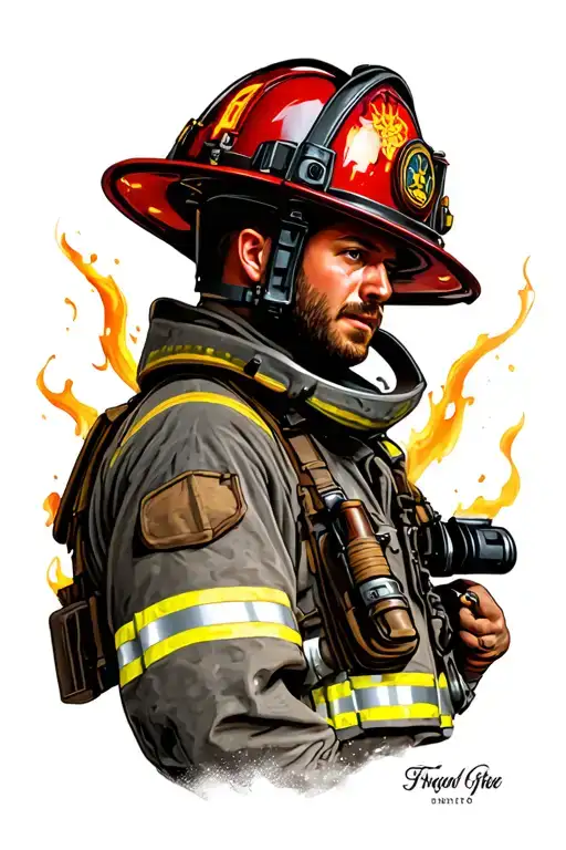Firefighter Tattoo idea