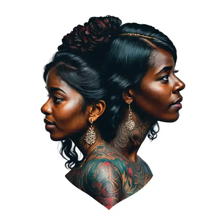 Family Portrait Looking