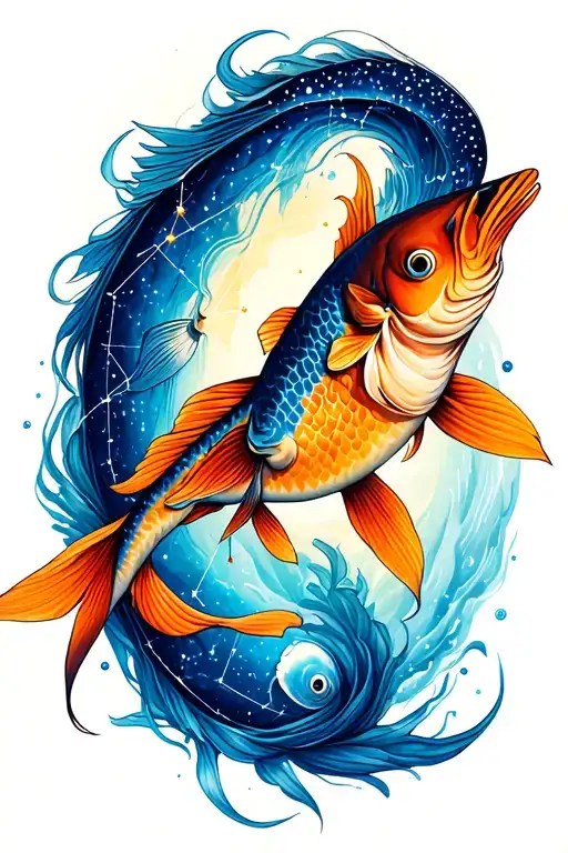 Pisces And Aquarius Constellation