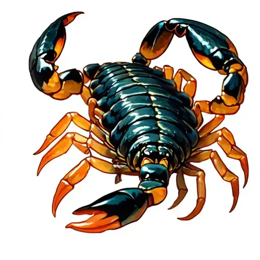 Scorpion With Big Tail And Claws