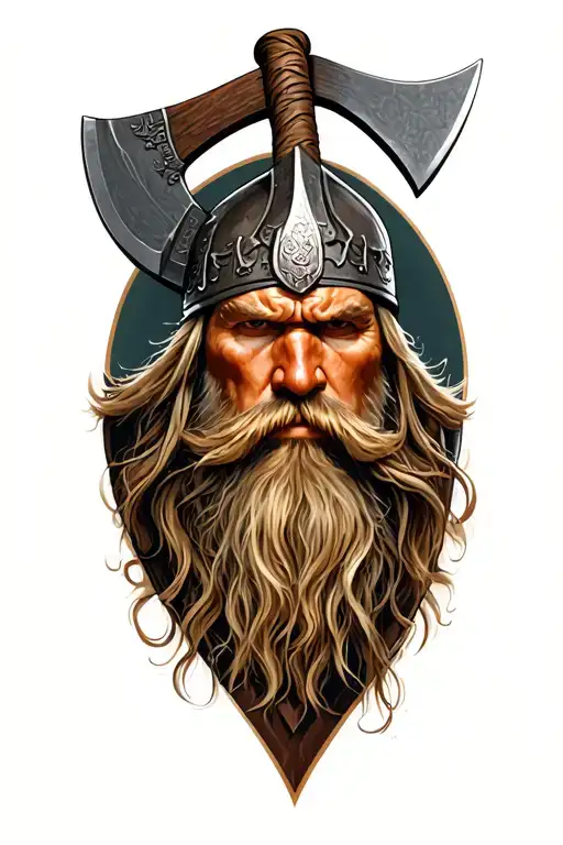 Viking With Axe