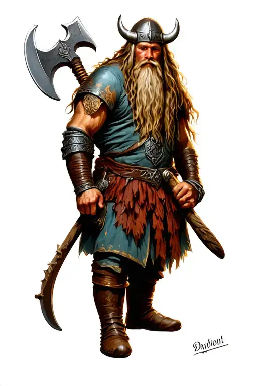 Viking With Axe