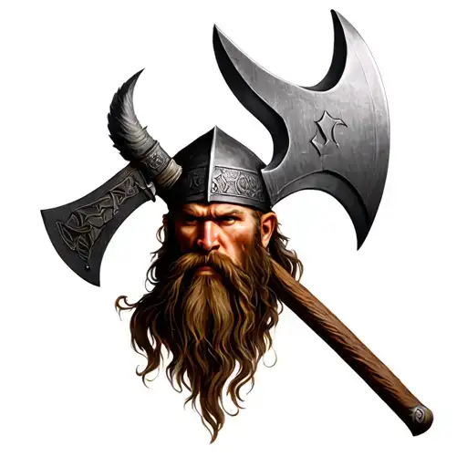 Viking With Axe