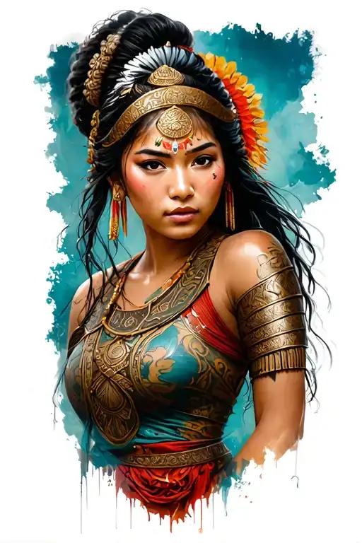 Beautiful Filipina Warrior