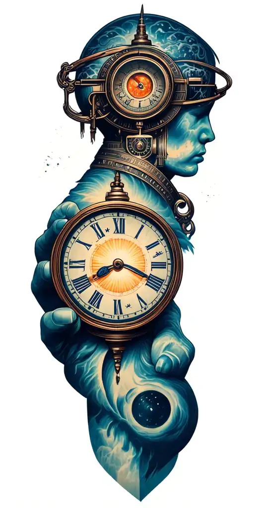 Conspiracy Time Travel Tattoo idea